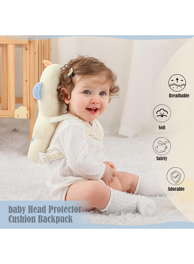 Bincoo Baby Head Protector Pad for Baby Toddler Walker Anti Fall Infant Walking Head Protection Backpack Cushion Adjustable Toddlers Head Safety Pad Cushion Backpack Baby Back Protection for Crawling Walk - Image 2