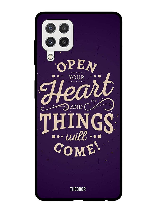 Theodor Protective Case Cover For Samsung Galaxy A22 Open Your Heart - Image 1