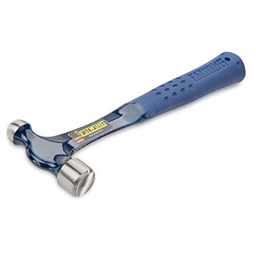 ESTWING Ball Peen Hammer - 12 oz Metalworking Tool with Forged Steel Construction & Shock Reduction Grip - E3-12BP - Image 2