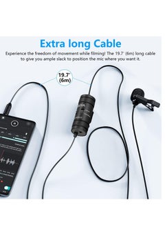 BOYA BOYA by-M1 Pro II Lavalier Microphone Noise Cancelling Omnidirectional Mic with Monitoring Port for YouTube Tiktok Interview Broadcast Content Creation  - Image 5