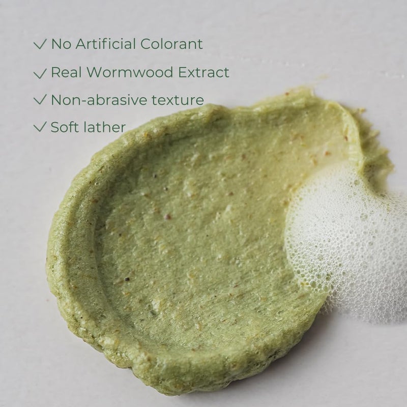 Fraijour Herb Wormwood Cleansing Foam â€“ Korean Micro-Foam Face Wash, Deep Pore Cleanser for Dull, Oily & Acne-Prone Skin, Papaya & Witch Hazel, Gentle Exfoliation, Non-Stripping, 5.07 fl.oz. - Image 4