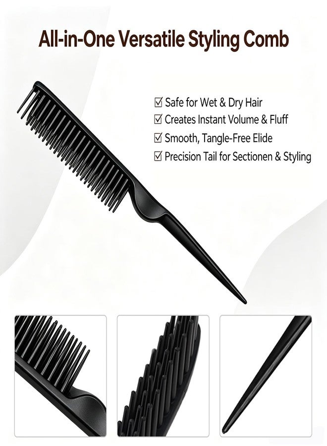 HJYOK 3 Row Comb for Natural Hair, 4PCS Three Row Comb for Curly Hair Styling Comb for Detangling, Defining and Separating Curls - Image 3