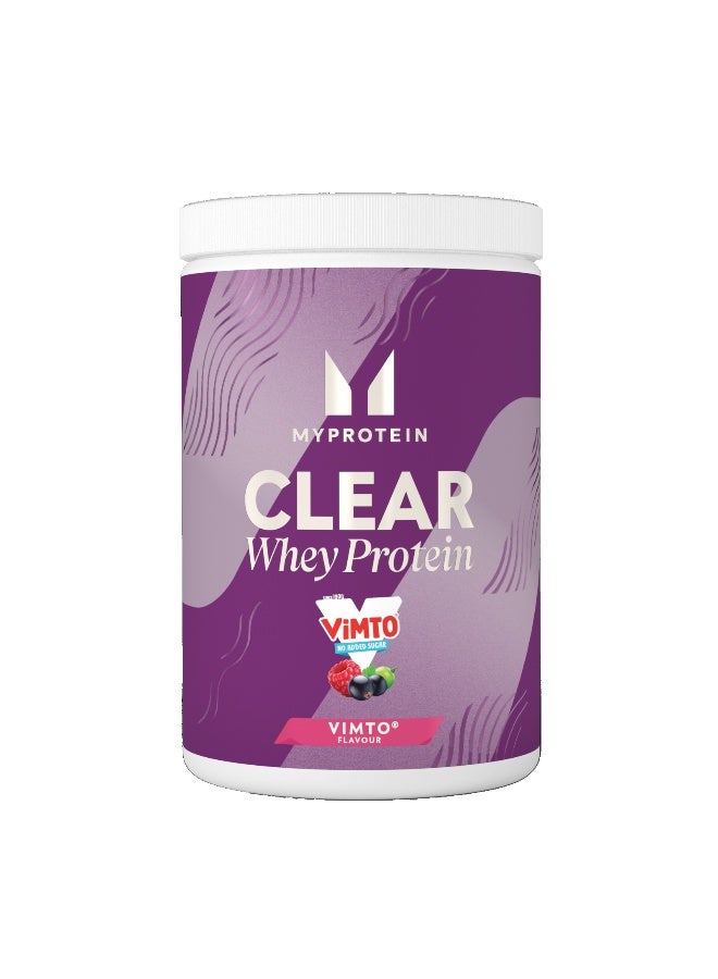 Myprotein Clear Whey Protein Vimto® Flavour 522 g , 20 g Protein, No Added Sugar 