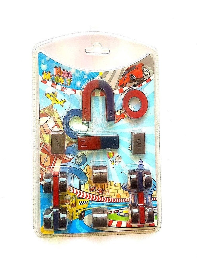 KRYTONE Science Magnets Set for Education Science School Classroom Experiment Tools for Kids Including Bar/Ring/Horseshoe/Thread/Car Magnets (N0:-4) - Image 1