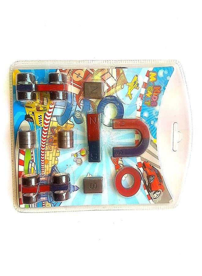 KRYTONE Science Magnets Set for Education Science School Classroom Experiment Tools for Kids Including Bar/Ring/Horseshoe/Thread/Car Magnets (N0:-4) - Image 3