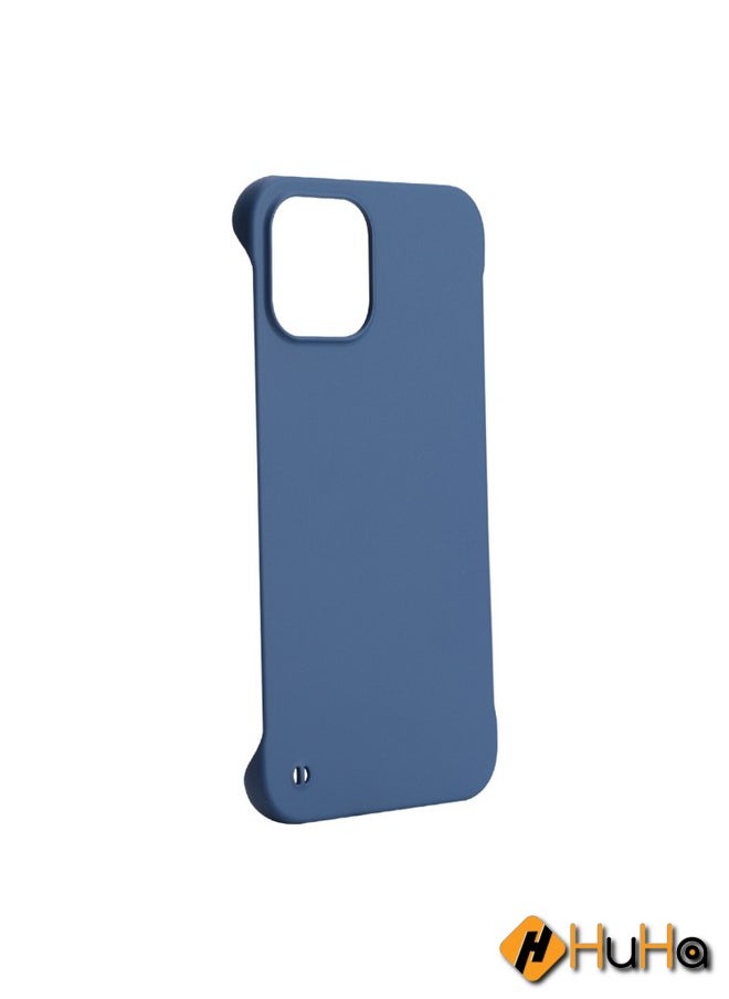 ENKAY - Case Cover For iPhone 15 Pro ENKAY Ultra-thin Matte Frameless PC Phone Case Dark Blue - Image 1