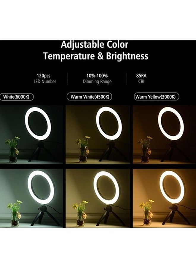 docooler Led Ring Light Lamp Black/White - Image 5