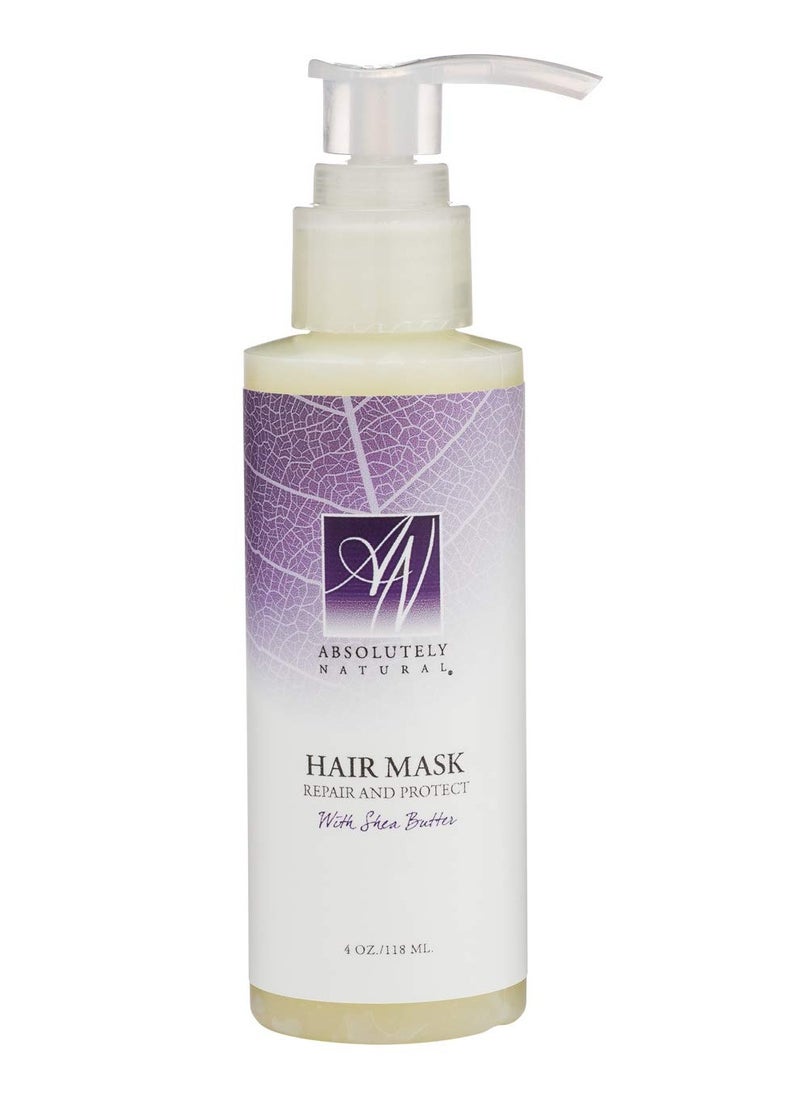 Absolutely Natural Argan Oil Hair Mask and Deep Conditioner to Hydrate and Repair Damaged Hair, Vegan and Cruelty-Free, Made in USA  - Image 1