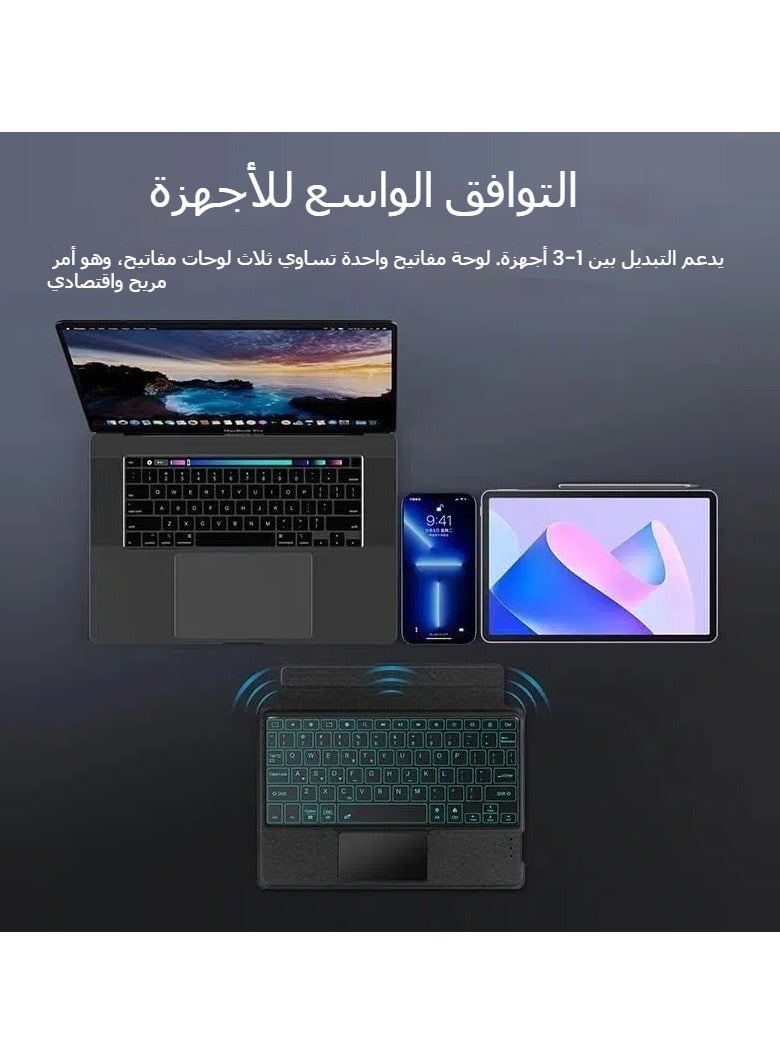 general Keyboard Case Compatible with Huawei MatePad pro 11 2023 Detachable Tablet Protective Cover Case for Huawei MatePad pro 11 - Image 3