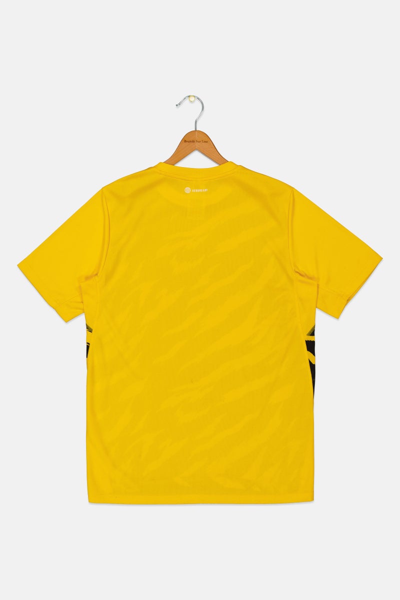 Adidas Kids Boy Brand Logo Training T-Shirt, Multicolor - Image 3