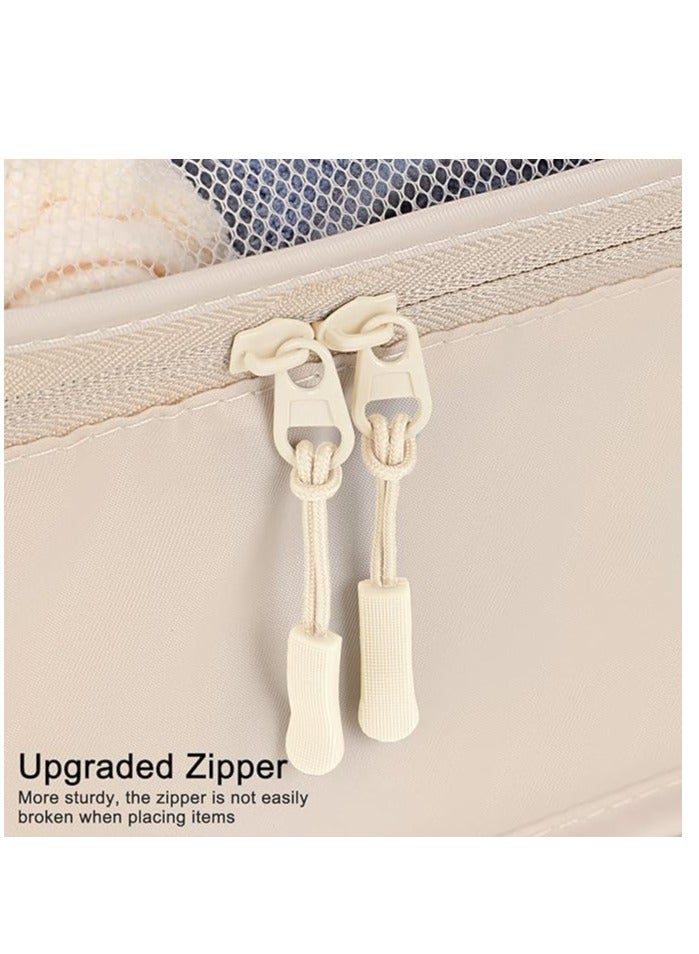 Travel Storage Bag 8 Piece Set Toiletries and Cosmetics Storage Bag Clothes Shoes Dustproof Luggage Travel Bag - Image 3