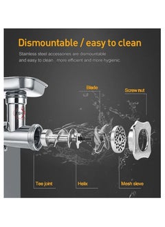 China High efficiency Stainless Steel Electric Meat Mincer Grinder  - Image 4