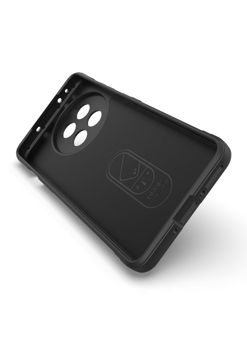 Generic - OnePlus 13R 5G - Original Magic Shield Shock-Resistant Case Cover with Ultra Protection and Soft Padded Interior (Black) - Image 1