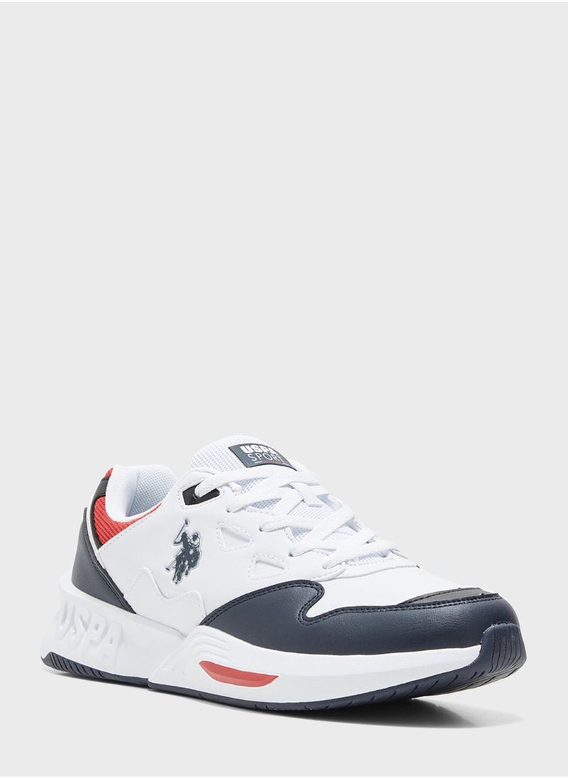 U.S. Polo Assn. - Lace Up Low Top Sneakers - Image 1