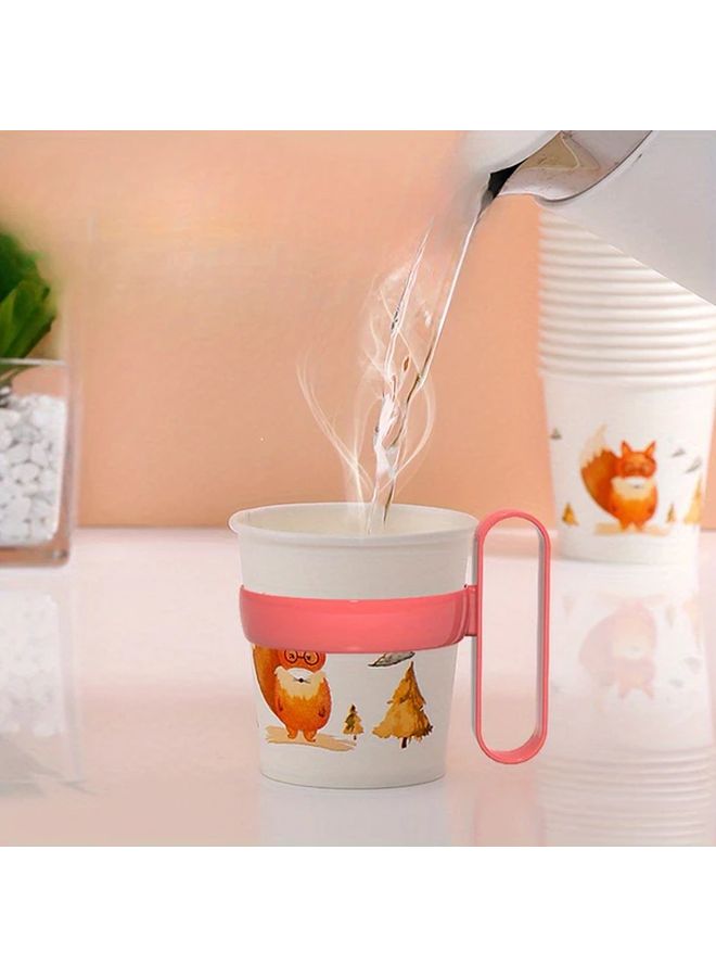 Assorted Varieties 2pcs Portable Cup Holders Made Of Thick Heat Resistant Material With Handles For Convenience Ideal For Trendy Disposable Paper Cups Suitable For Home And Office Use Durable Plastic - Image 5