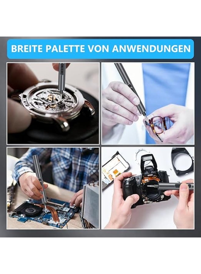 52-in-1 Electric Screwdriver Set – Magnetic Precision Tools for Phone, Laptop, Camera, Clock Repairs – Versatile & Rechargeable - Image 4