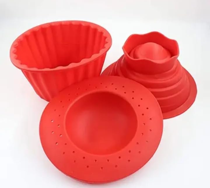 SHOAIB Giant Cupcake Mould Cake Baking Set Big Cake and Cupcakes Mould Jelly Mould Chocolate Brownie Cake Baking Mold - Image 1
