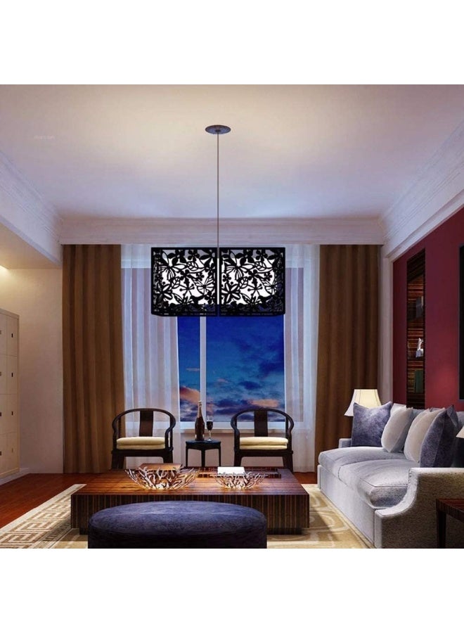 12 قطعة معلقة غرفة المقسم - شاشة لوحات PVC لغرفة المعيشة ، غرفة الطعام ، المكتب ، ديكور المطعم - Image 5