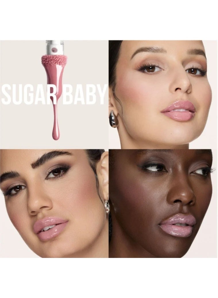 Huda هدى بيوتي ملمع شفاه فو فيلر اكسترا شاين - شوجار بابي 3.9 مل - Image 2