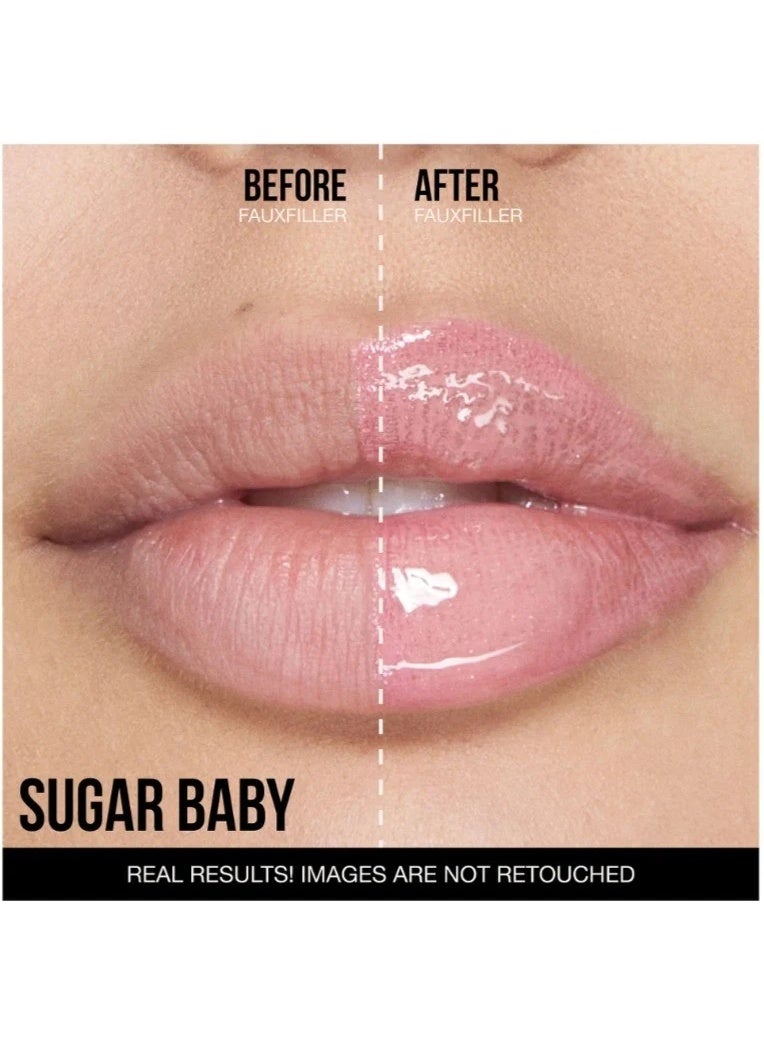 Huda هدى بيوتي ملمع شفاه فو فيلر اكسترا شاين - شوجار بابي 3.9 مل - Image 4