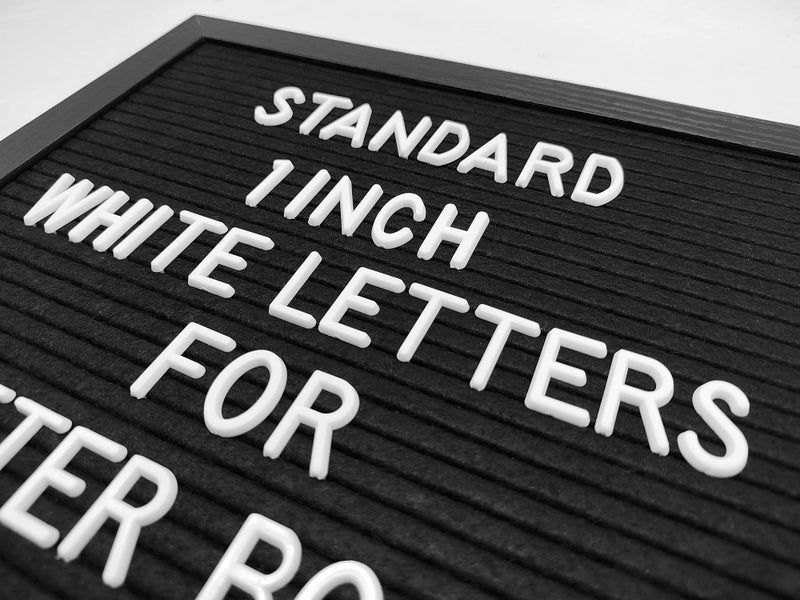 G GAMIT Felt Letter Board Letters Set - Pre-cut 378pcs Standard 1inch White Letters Only (No Board Included) - Image 3