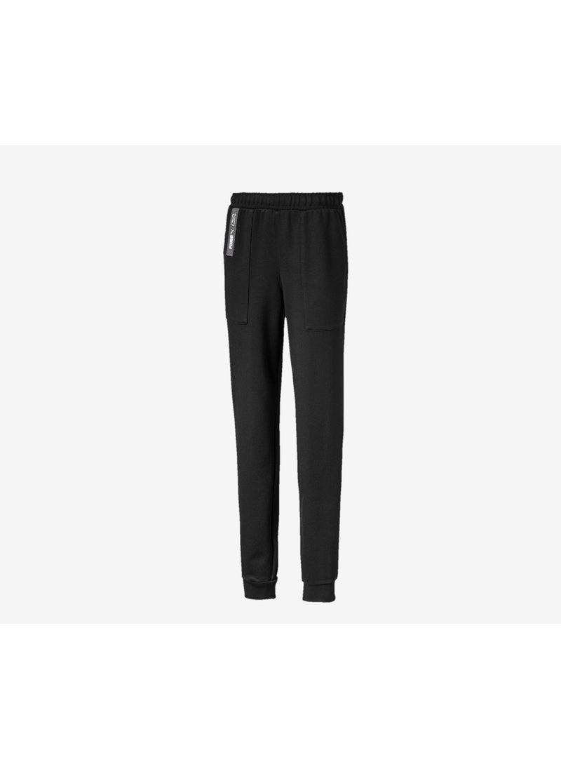 PUMA Boys Nu,Tility Sweatpants, Black  - Image 1