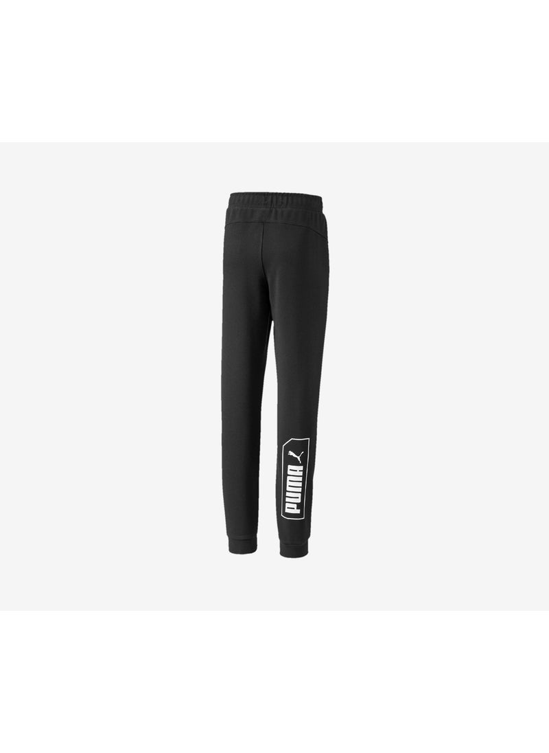 PUMA Boys Nu,Tility Sweatpants, Black  - Image 2