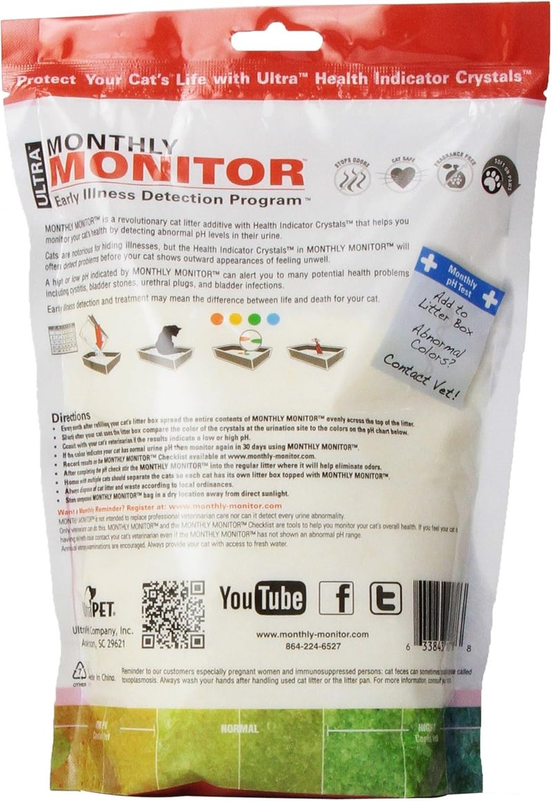 Ultra Cat Health Monthly Monitor Crystal, 16oz - Image 2