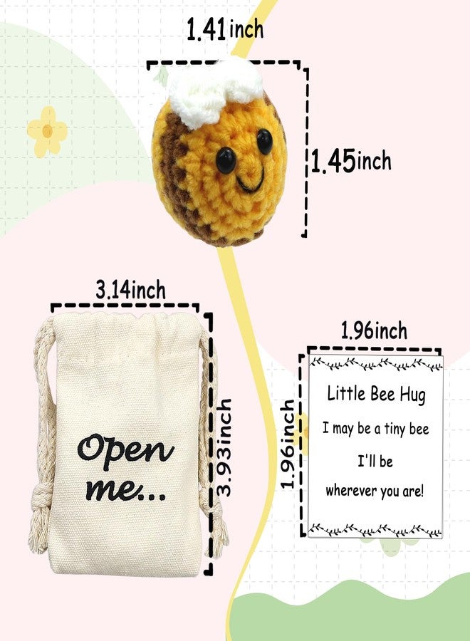 LUOKIFUR Pocket hug Bee Gift Inspirational Gifts for Family Friends Loved And Colleagues (Bee) - Image 3