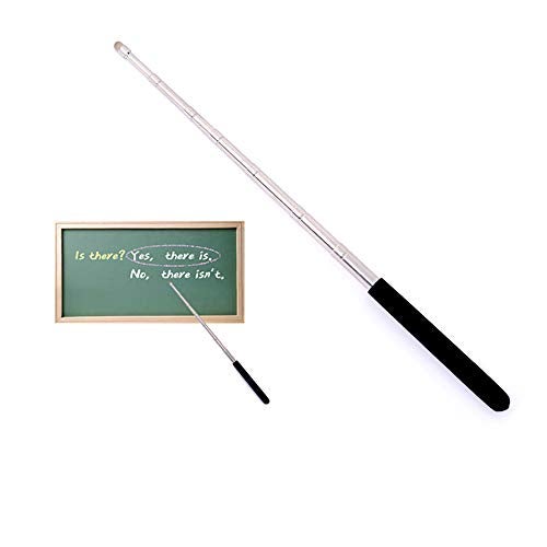 HOYUJI Telescopic Teacher Pointer, Teaching Pointer, Expandable whiteboard Pointer, with capacitive Screen Handwriting Function, Teacher Coach Presenter Pointer, Extended to 39 inches (Black) - Image 2