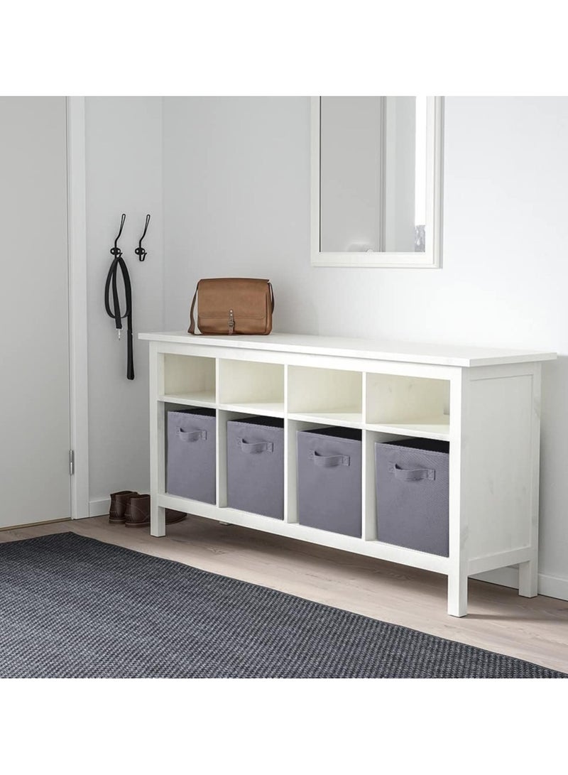 TAPIT Storage Bins Foldable Fabric Storage Cubes And Cloth Storage Organizer Drawer For Closet And Toys Storage (Grey) - Image 5