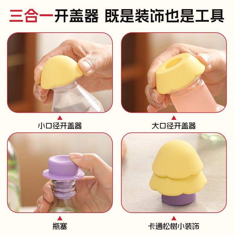 Xingyang 3-in-1 Multi-functional Bottle Opener, Universal Size for Plastic Beverage Bottles - Image 5