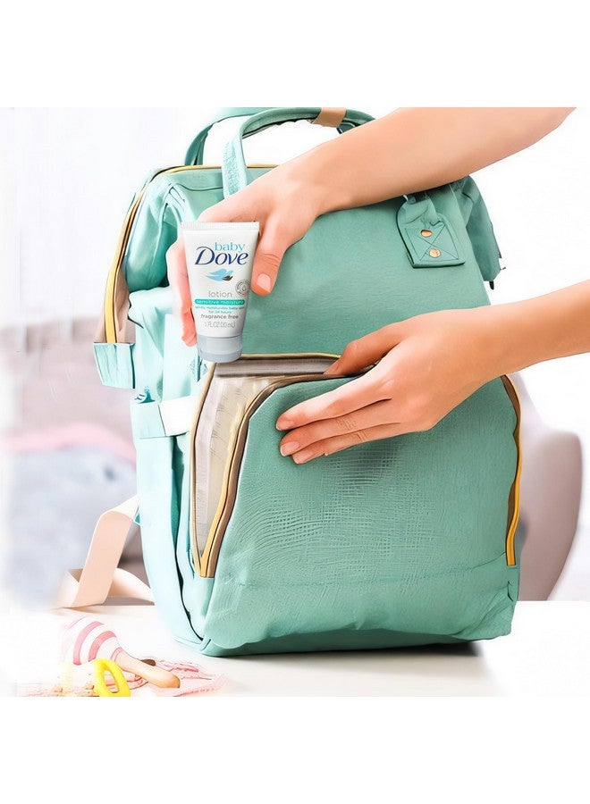 Baby Dove Sensitive Moisture Baby Lotion, 6 Pk Hypoallergenic Fragrance-Free for Sensitive Skin, Moisturizing Unscented Baby Lotion, Safe 4 Newborns Travel Size 1oz Ea - Image 3