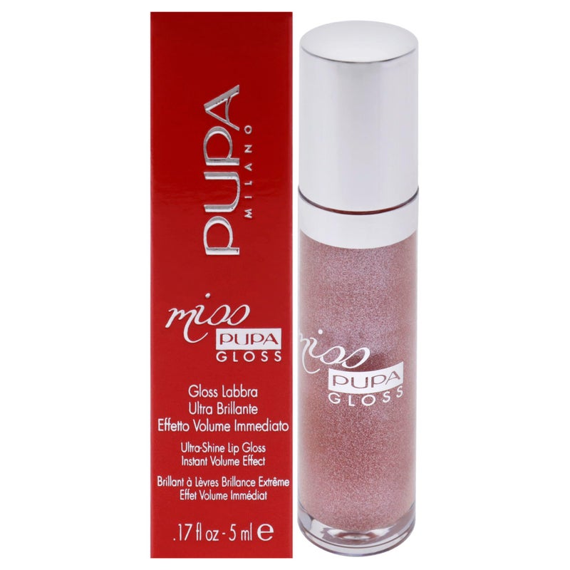 Pupa Milano Pupa Milano Lip Gloss Miss Milano  Extreme Shine Instant Volume Effect Moisturizing NonSticky Creamy Texture Enchanted Moment  017 Oz