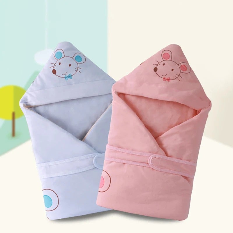 Y&D Knitted Cotton Baby Swaddle Blanket - Personalized Logo, Comfortable Newborn Swaddling Wrap - Perfect for Swaddlers - Image 2