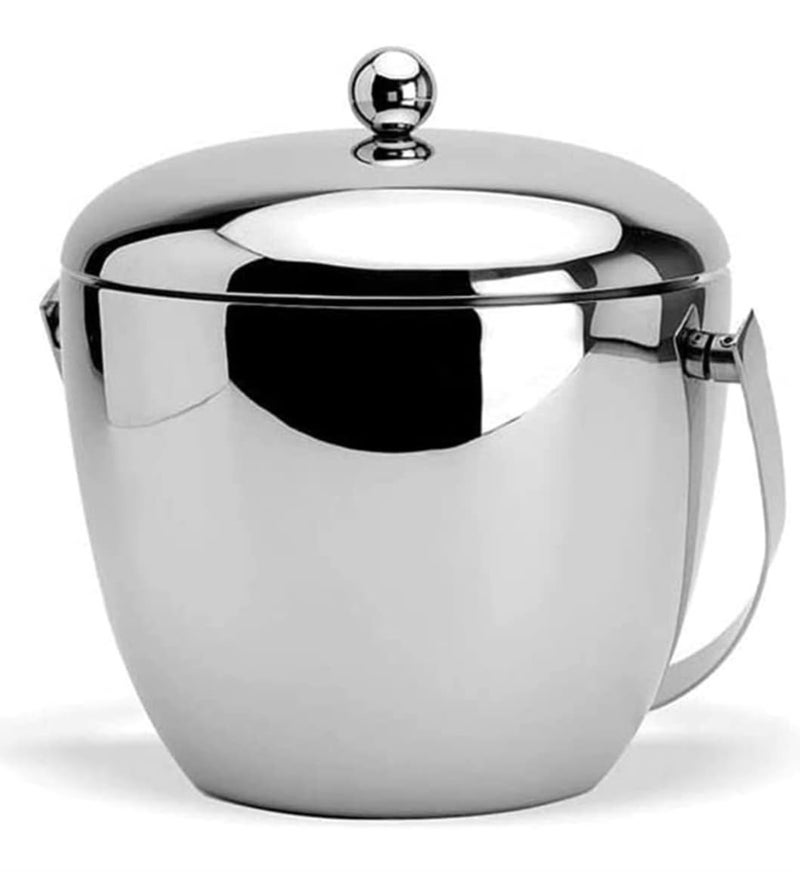 Proniks Stainless Steel Insulated Ice Bucket with Ice Tong Keeps Ice Cold for 6 h Great bar Tools for Home bar Accessories Mini bar Wine Medium - Image 1