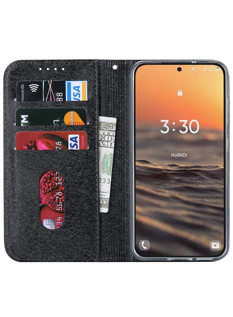 Suteni Flip Cover Card Slots Leather Phone Case for Samsung - Image 3