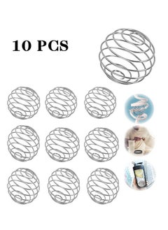 Realfrog 10 PCS Food Grade Stainless Steel Shaker Balls, Spring Shaker Balls, Wire Whisk Ball Replacement, Milkshake Egg White Mixing Balls for Shaker Bottle Mixer for Home, Office, Cafe, Restaurant  - Image 1