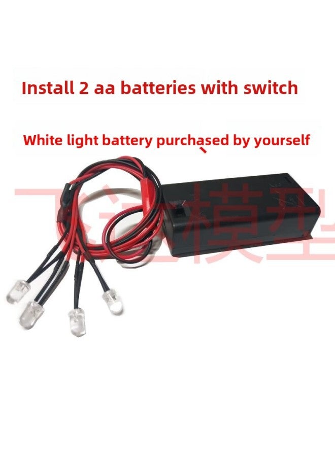 MN128 MN168 Wrangler Upgrade Modified Car Roof Light Can Be Lit RC Car Decoration Luggage Bag 