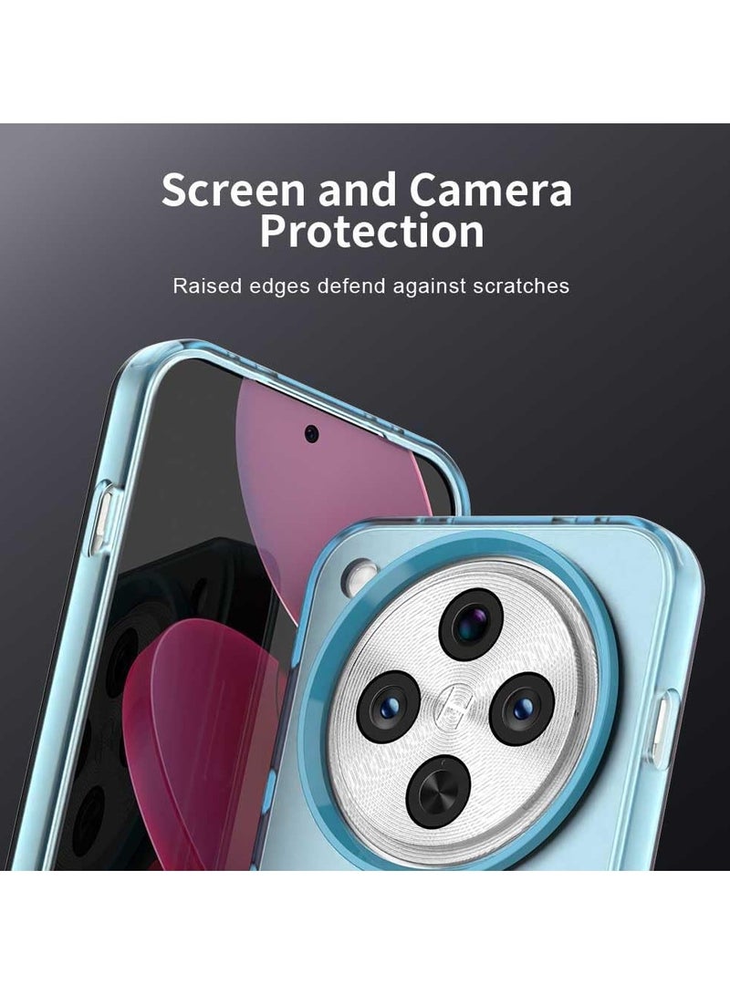 OPPO Find X8 Pro Protective Case, Compatible with MagSafe, Soft TPU + PC Hybrid Protective Case, Shock-Resistant Semi-Transparent Matte Back Scratch-Resistant Protective Case - Image 4