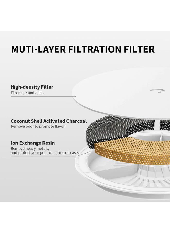 PETKIT Stainless Steel Cat Water Fountain with Wireless Pump, Dog Cat Water Fountain Dispenser,Ultra Quiet Pet Water Founatin for Cats and Small Dogs - Image 5