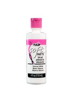 Tulip Soft Paint 20403 Sfp 4Oz Matte Glacier White 4 Fl Oz (Pack Of 1)  - Image 1