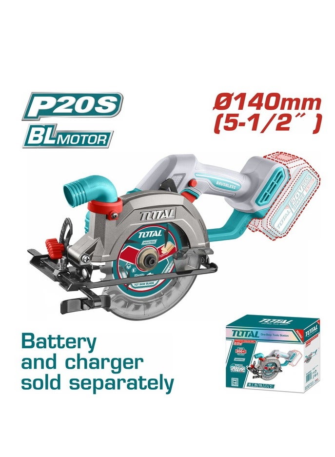 TOTAL 5.5-inch chainsaw without battery and charger - TSLI1402 - Total