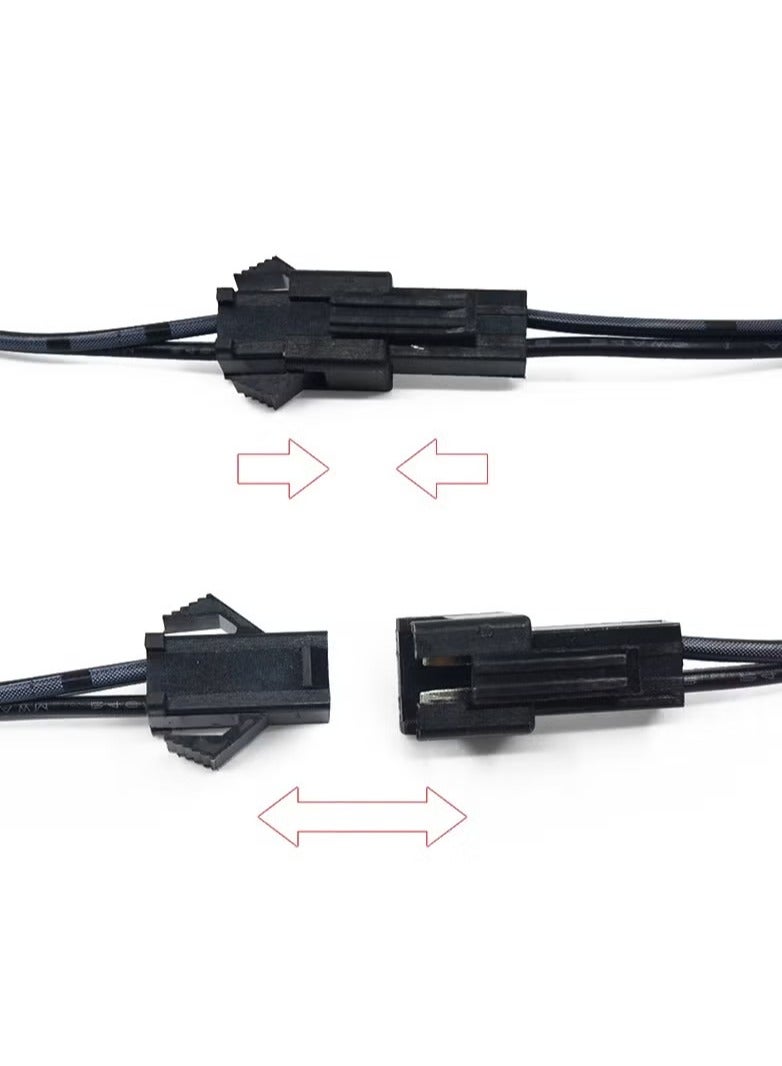 Generic USB EL Wire Car Interior LED Light Strip, Neon Cold Light Mood Light with 6mm Sewing Edge, Car Interior Mood Light Kit, Garden Decoration 5V/DC (1-5M/16.4FT, Green) - Image 4