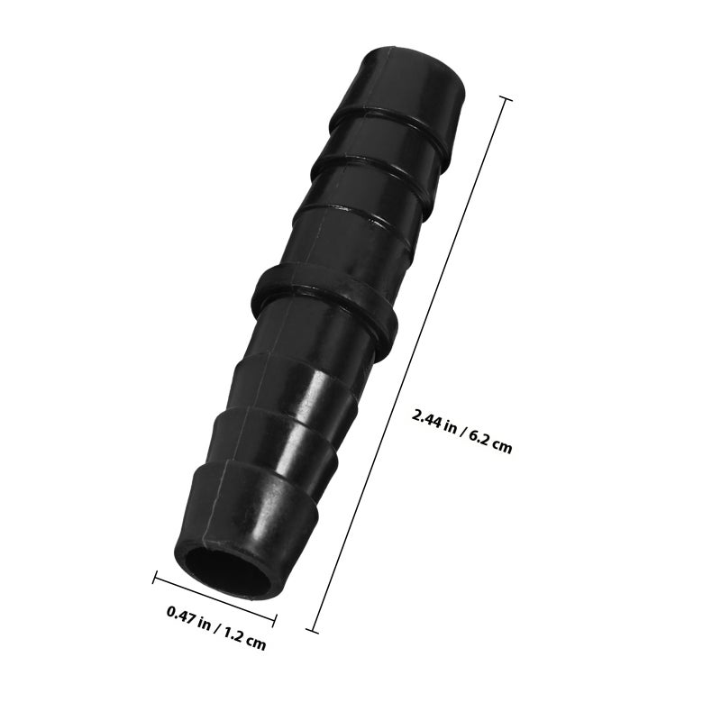 10pcs Barb Fittings Hose Barb Adapter Connectors 12mm Hose Repair Connectors - Image 2