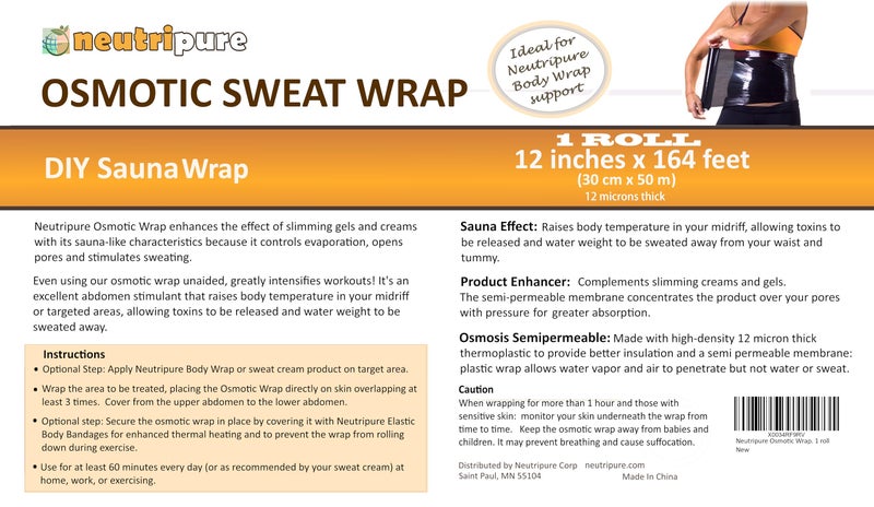 Neutripure Plastic Osmotic Body Sweat Wrap - DIY Sauna - Image 4