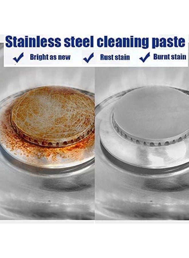 Cleaning paste restores shine to dirty pots, removes tough stains and rust at the bottom of the pot, and removes accumulated grease, oxidation and ink. - Image 2