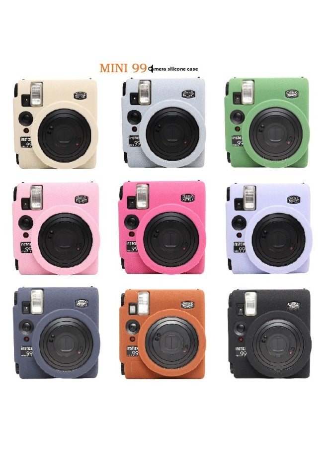 Generic - For The Compact Mini99 Solid Color Protective Case Wear-resistant Soft Case MINI99 Camera Silicone Case-Color:Mini99 Rubber Sleeve Black - Image 1