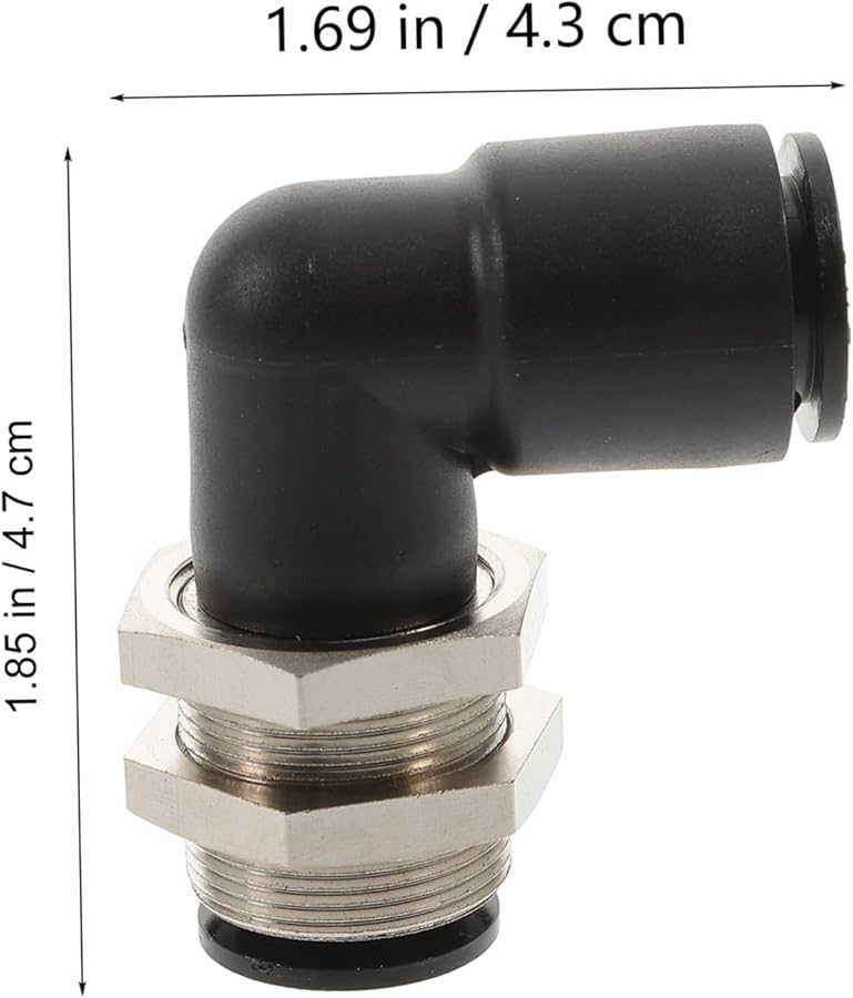 قطعتان من وصلات خرطوم الهواء السريعة من النحاس مع دوران للأدوات الهوائية - Image 3