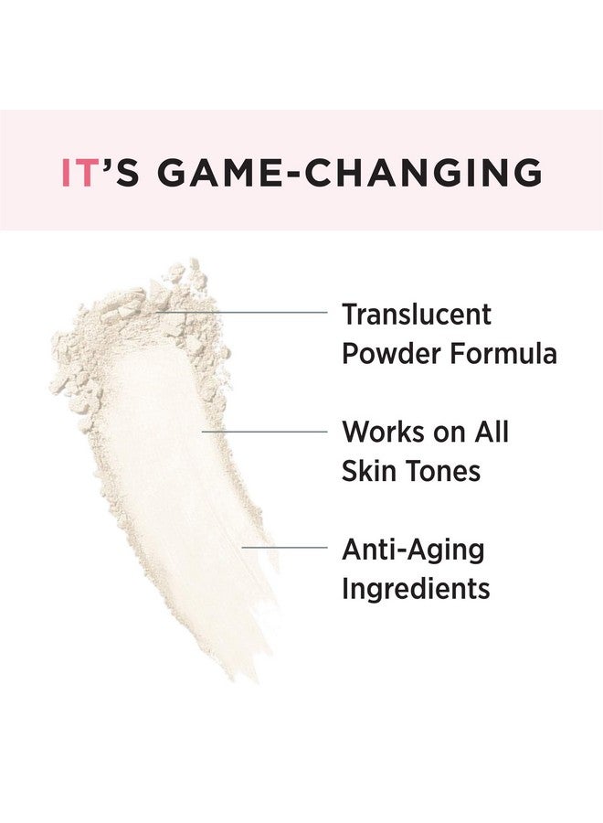 IT COSMETICS Bye Bye Pores - Poreless Finish Loose Setting Powder Makeup - Translucent Blurring Powder For All Skin Tones - Face Powder With Peptides, Silk, Collagen & Antioxidants - 0.23 Oz - Image 2